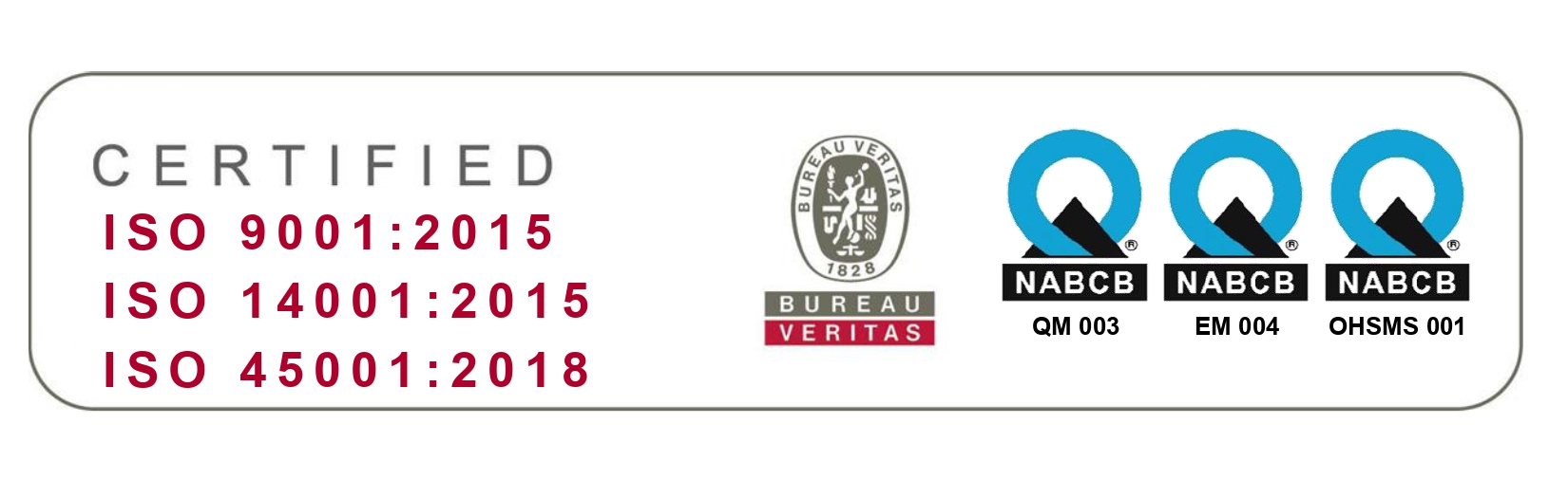 ISO and IATF Certification Logo